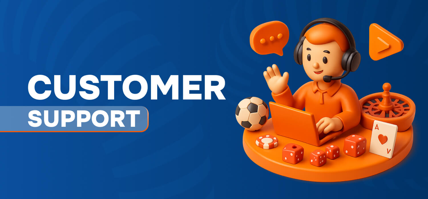customer support for casino players