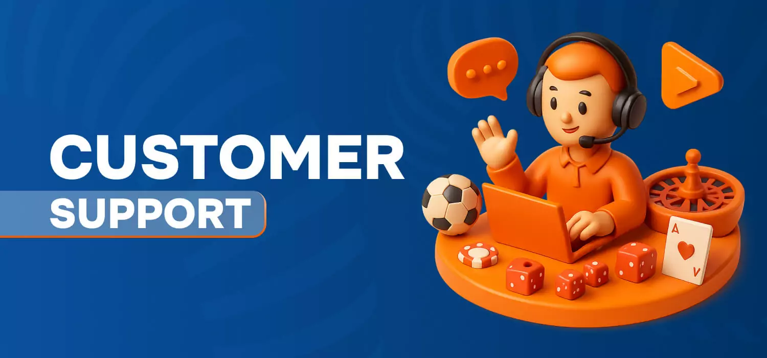 customer support for casino players