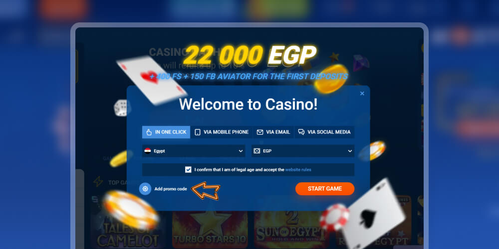 enter the promo code