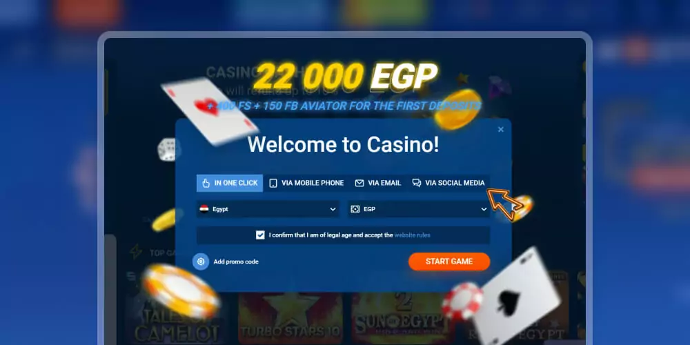 select a registration method