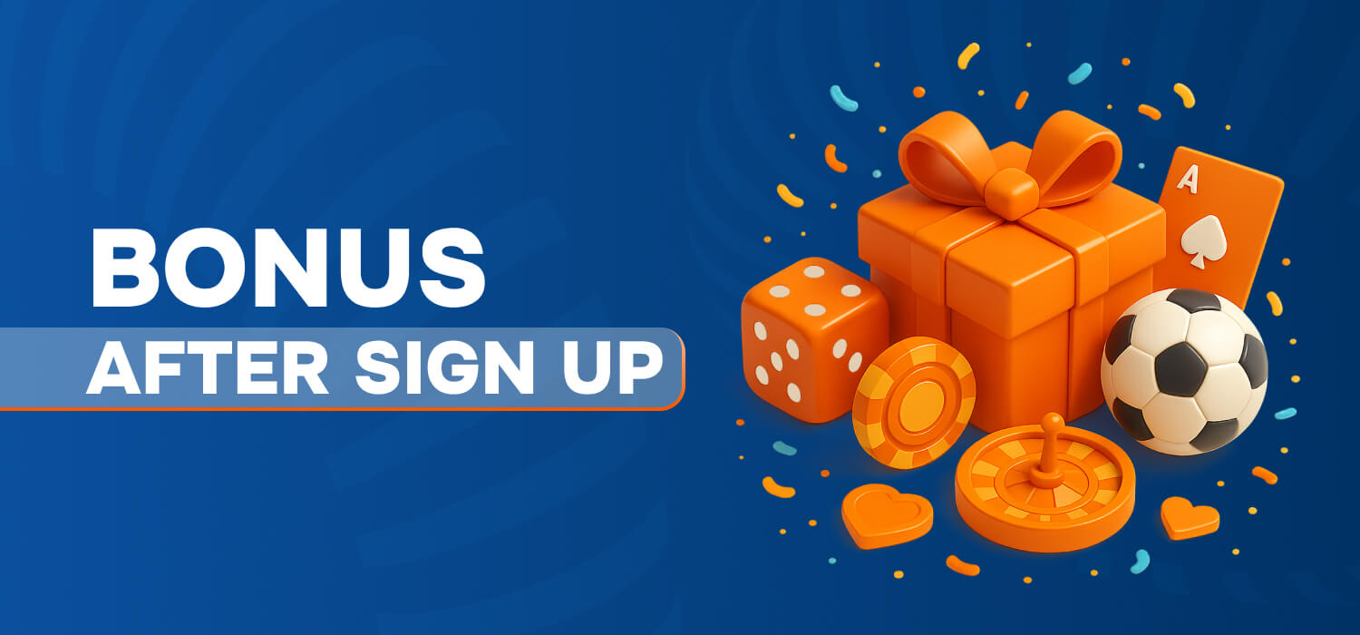 welcome bonus after sign up