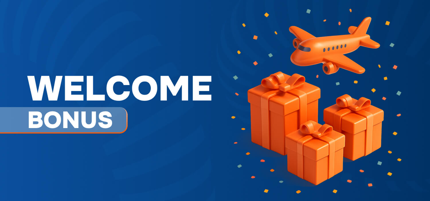 welcome bonus for Mostbet players